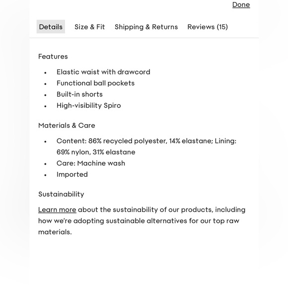 Aritzia TnaMOVE™ Tennis Serve Micro Skirt, White - Picture 6 of 9